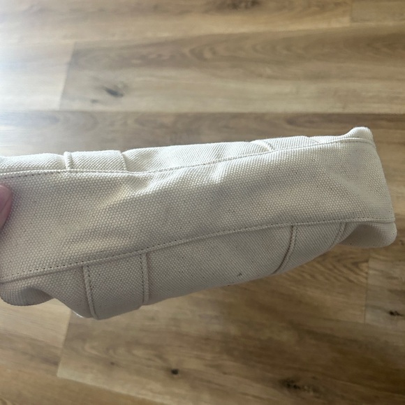 Tory Burch Canvas Logo Tote Bag – Cream/Beige – Like New - Picture 12 of 12